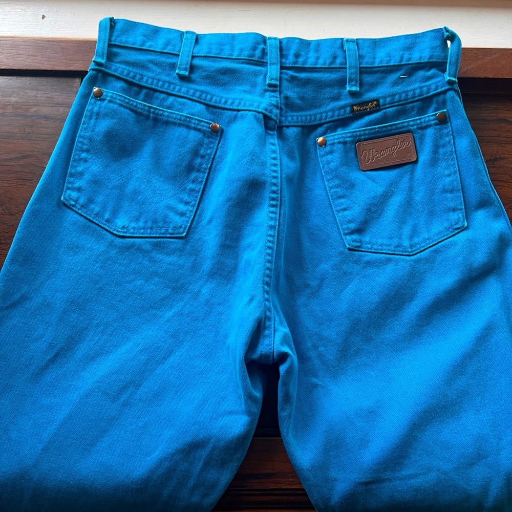 Vintage Teal Wranglers